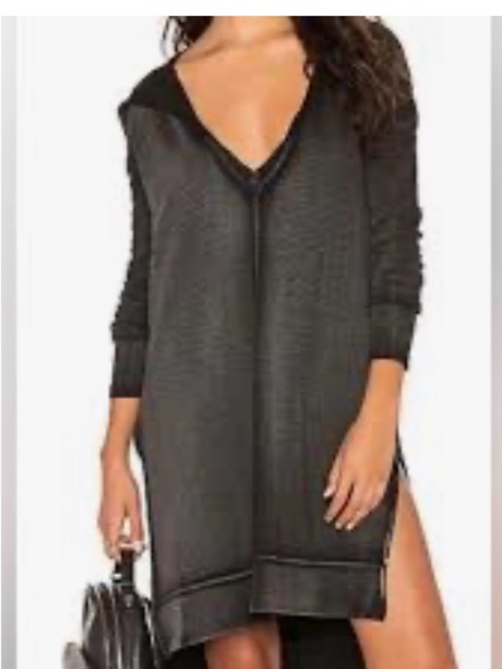 Free People Queen of Hearts hooded tunic Size XS